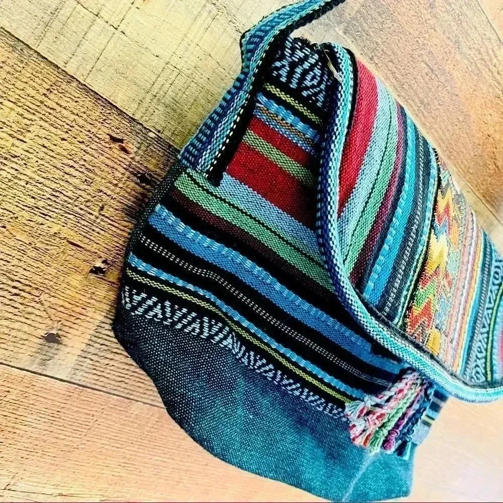 Huipil Guatemalan Boho Crossbody Bag
